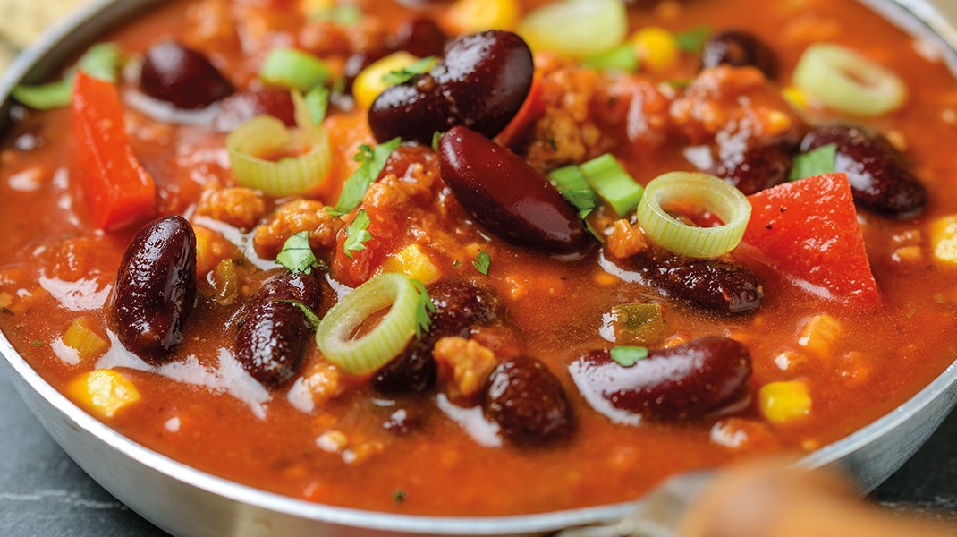 Chili végétarien avec riz