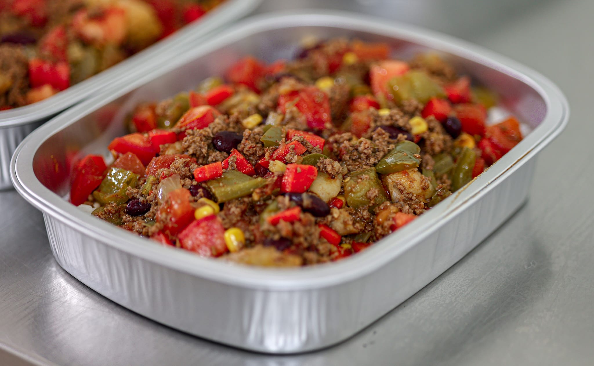 Chili au bœuf  avec riz